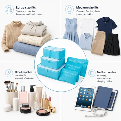 PackMate™ 6-Piece Packing Cube Set