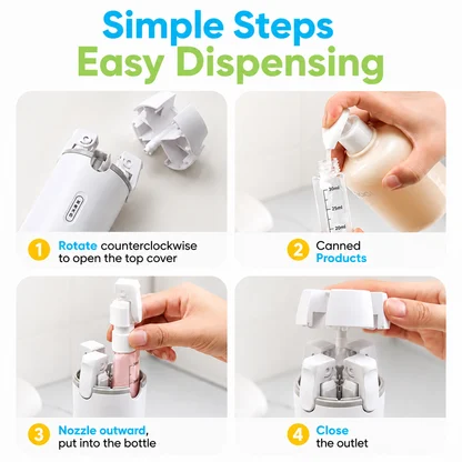PackMate™ 4-in-1 Travel Dispenser